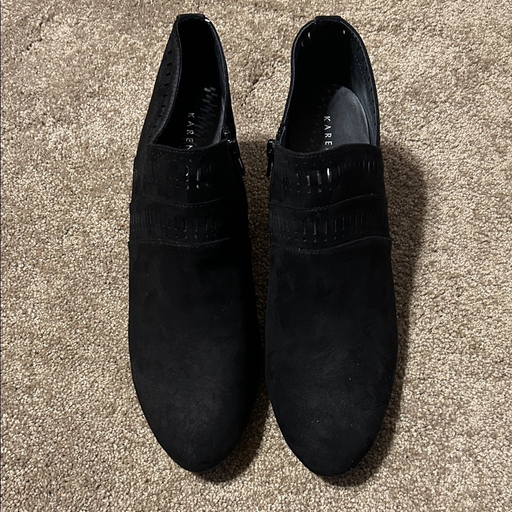 Karen Scott Black Ankle Booties